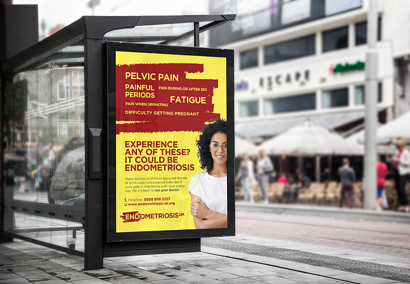 charity advert bus stop leaflet design marketing ideas services designer creative template charities not-for-profit NGO